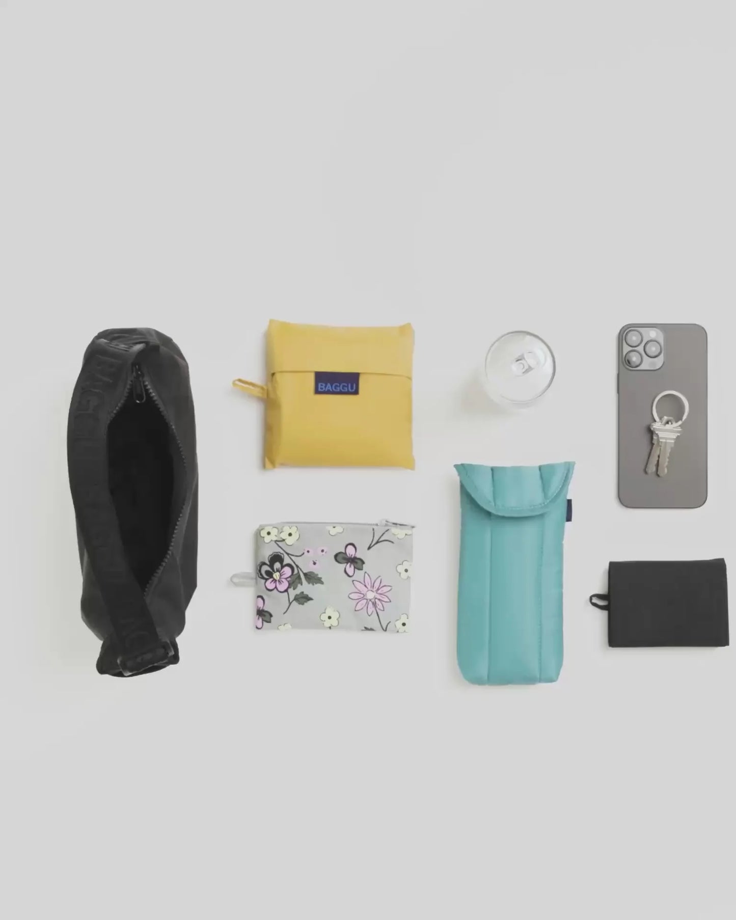 SMALL NYLON CRESCENT BAG - US 1279